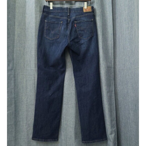 LEVI'S 505 Straight Red Tag Medium Wash Women’s Size 10 - Picture 3 of 9